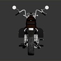 Modern motorcycle two-wheeled motorcycle off-road motorcycle road racing motorcycle 3d model