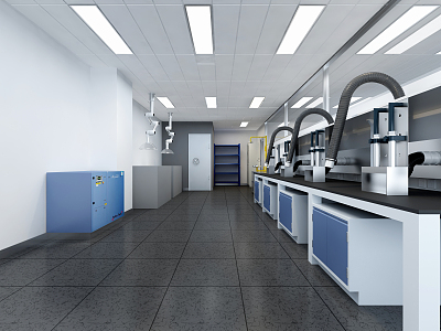 Modern Laboratory 3d model