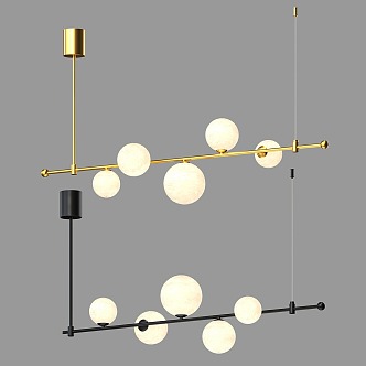 Simple Light Luxury Chandelier Round Chandelier Decorative Chandelier for Living Room Chandelier for Dining Room 3d model