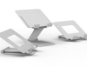 Modern Stand Laptop or Tablet Rack 3d model