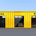 Bird's Eye View Of Modern Retail Store Interior With Display Shelves And Counter Layout Design