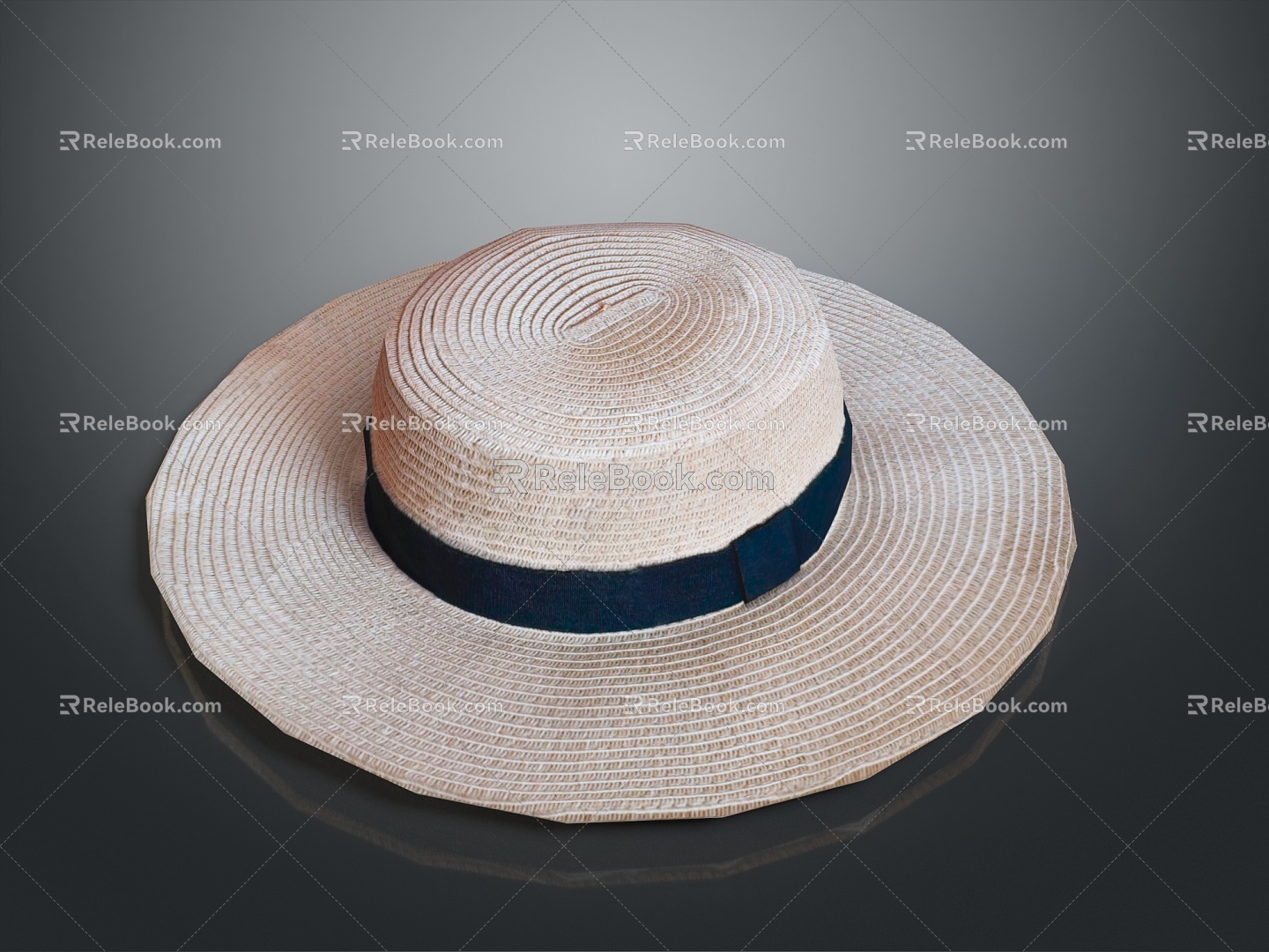 Hat Hat Hat Sunshade Hat Straw Hat Wear Life Supplies 3d model