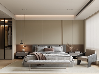 Modern Bedroom 3d model