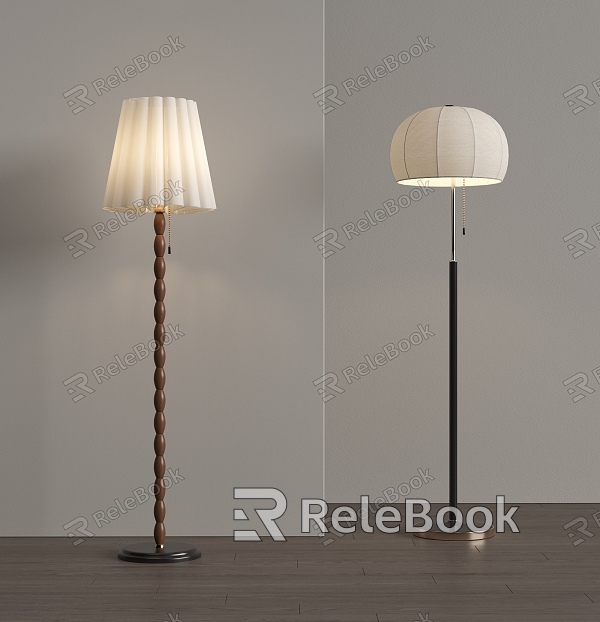 Middle style floor lamp model