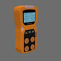Orange Agricultural Equipment Portable Digital Gas Controller With LCD Screen For Multi Gas Detection