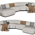 Modern Multiplayer Sofa 3d model