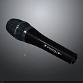 Sennheiser E835 Dynamic Handheld Microphone With Blue Mesh Grille And Black Handle