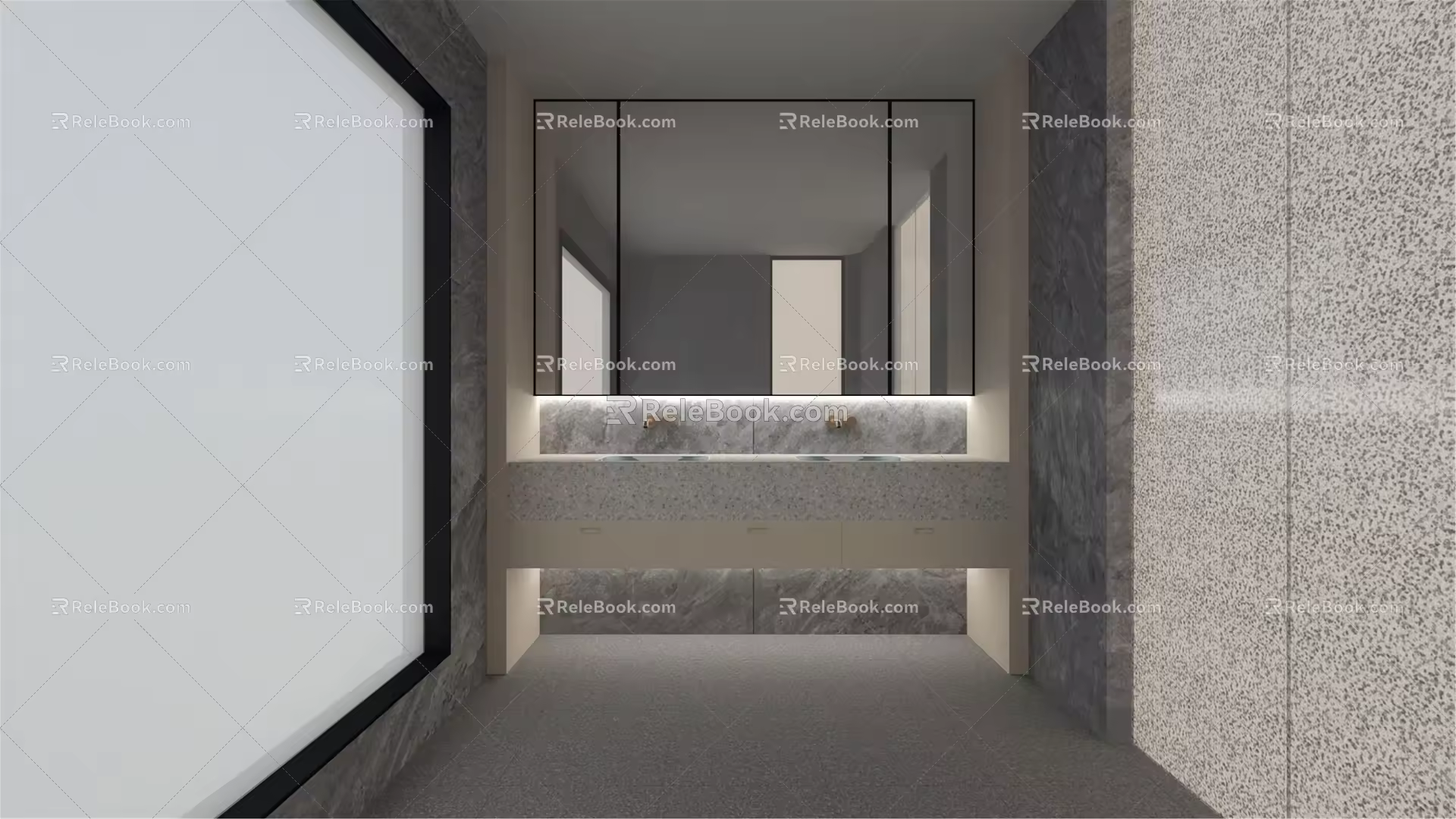 Modern toilet 3d model