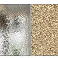 Textured Wall Paneling with Silver and Gold Metallic Finishes for Modern Interior Design