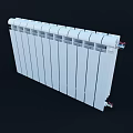 White Modern Heating Radiator with Flat Panel Design for Home Heating System