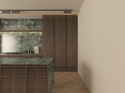 Cabinet Light Luxury Cabinet 3d model