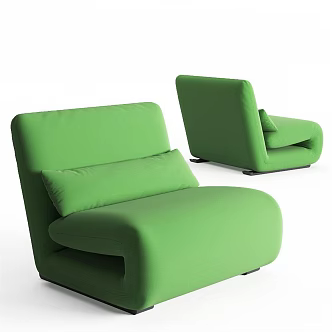 Modern Single Sofa Chair 3d model