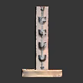 Sturdy Wooden Industrial Equipment Storage Box With Metal Hinges And Support Brackets