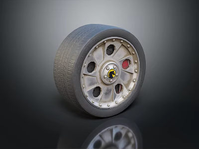 High Quality Essential Automotive Parts Including Tire And Wheel Rim 3d model
