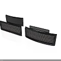 High Quality Black Car Grilles With Mesh Design For Automotive Parts