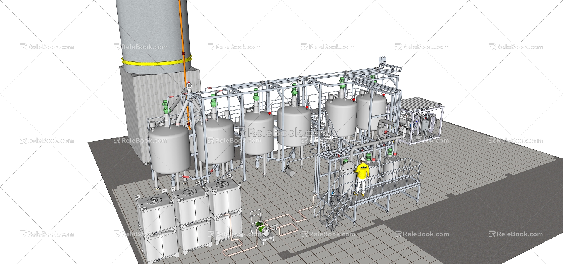 Industrial Equipment 3d model