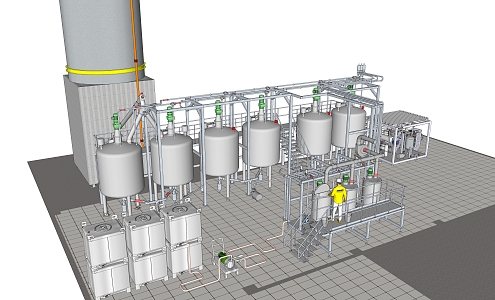 Industrial Equipment 3d model