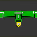 Durable Green Sam Playground Equipment With Sturdy Frame And Yellow Seat