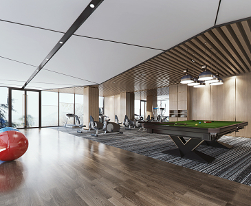 Modern Gym 3d model