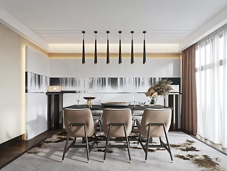 Modern Restaurant 3d model