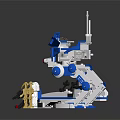 Lego Clone Troopers Building Set With Vehicle Robot And Action Figures