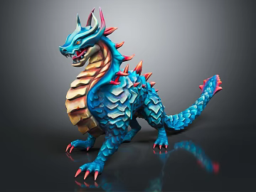 Modern unicorn stone unicorn stone lion unicorn lion (ID:ggajh933646)