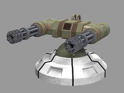 weapons military equipment cannon game props war weapons 3d model