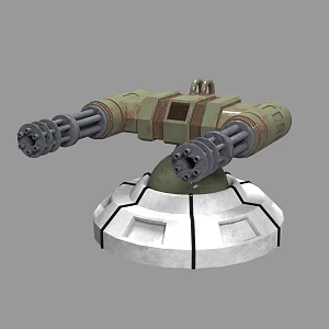 weapons military equipment cannon game props war weapons 3d model