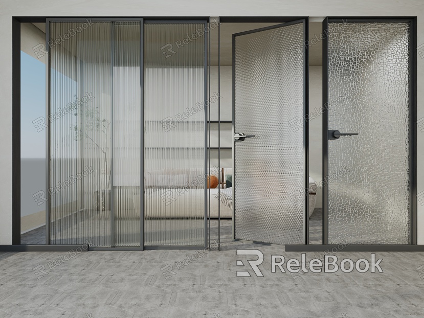 glass door sliding door model