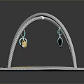 Baby Play Gym Activity Mat with Arched Frame Hanging Toys and Giraffe Design