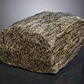 Natural Stone And Wood Craft Piece With Organic Texture And Natural Design