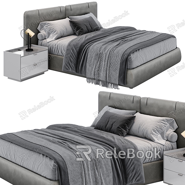 Modern Double Bed model