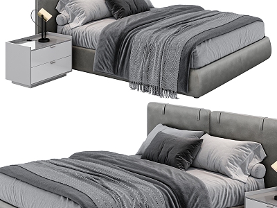 Modern Double Bed model