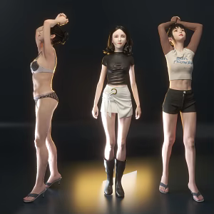 beautiful woman 3d model