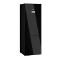 Black Refrigerator As Modern Stylish Home Kitchen Appliance With Sleek Design