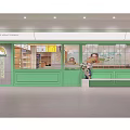 Modern Restaurant Interior With Green Chairs Wooden Tables White Pendant Lights And Glass Partitions