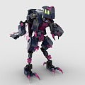 LEGO toy building blocks mechanical insect future warrior sci-fi warrior 3d model