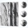 Marble Wall Panels With Natural Texture And Sphere Samples 3d model