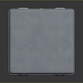 Gray Home Storage Box Featuring Blue Lid Yellow Warning Signs And Yellow Stripes