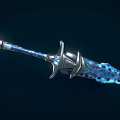 Sword Dagger Sword Fantasy Weapon Game Props 3d model