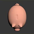 Cute Pink Piggy Bank as Decorative Home Accessory for Saving Money