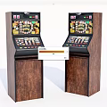 Modern game machine Old game machine 3d model