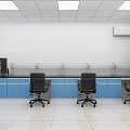Modern Laboratory 3d model