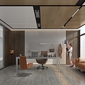 Office Modern Office Space 3d model