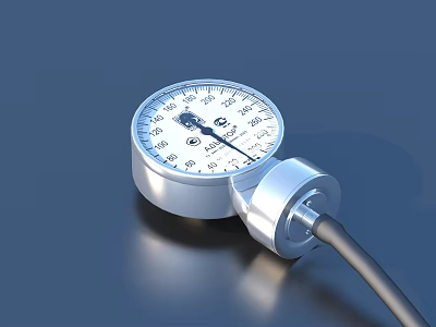 Blood Pressure Meter Medical Devices 3d model