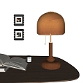 American Middle Style Table Lamp 3d model