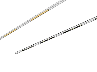 LED Linear Downlights And Spotlights With Modern Design For Home Ceiling Lighting 3d model