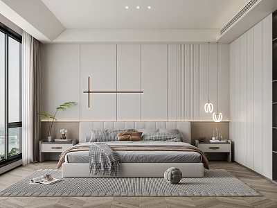 Modern Bedroom Home Bedroom 3d model