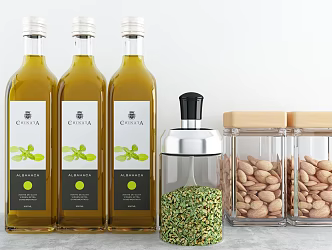 Modern Seasoning Bottle Kitchen Seasoning Supplies 3d model
