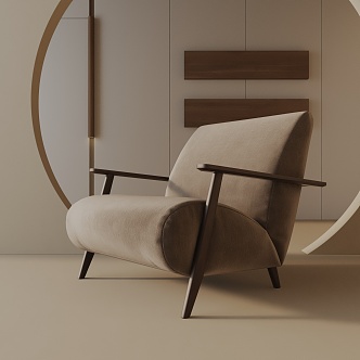 modern leisure chair 3d model